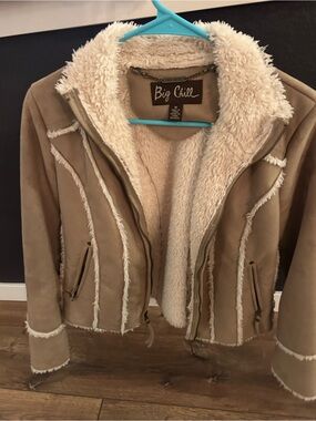 fluffy jacket by big chill